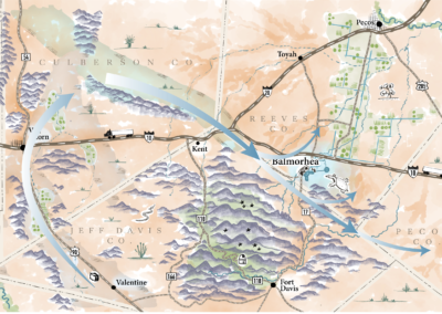 San Solomon Springs Illustrated Maps
