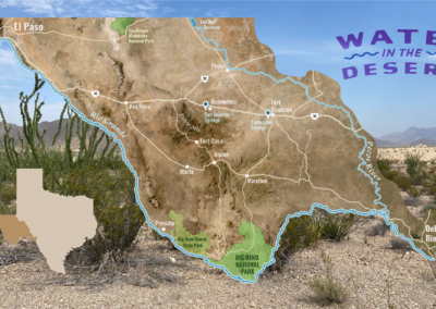 Trans-Pecos Illustrated Map for Water in the Desert Conference